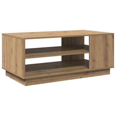 vidaXL Table basse Chêne artisan 102x55x43 cm Bois d'ingénierie