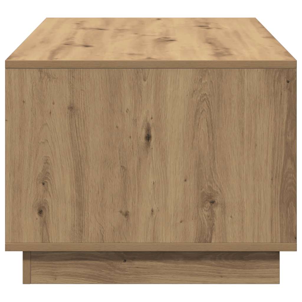 vidaXL Table basse Chêne artisan 102x55x43 cm Bois d'ingénierie
