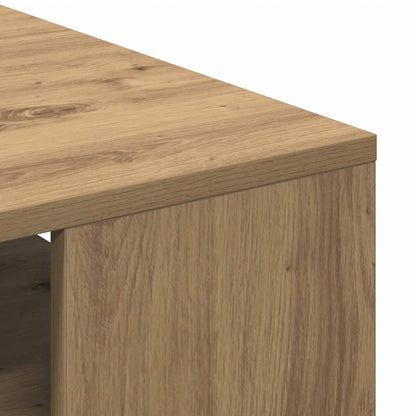 vidaXL Table basse Chêne artisan 102x55x43 cm Bois d'ingénierie