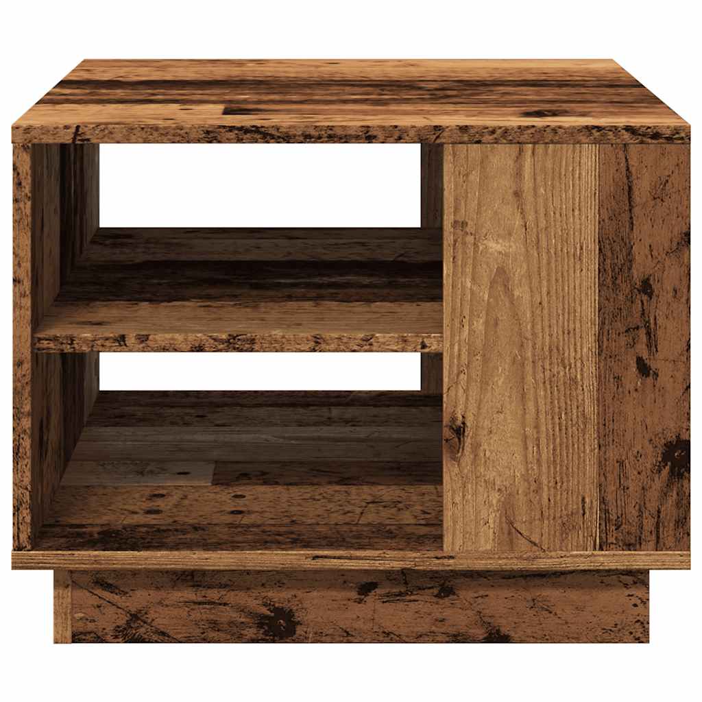 vidaXL Couchtisch Altholz-Optik 55x55x42 cm Holzwerkstoff