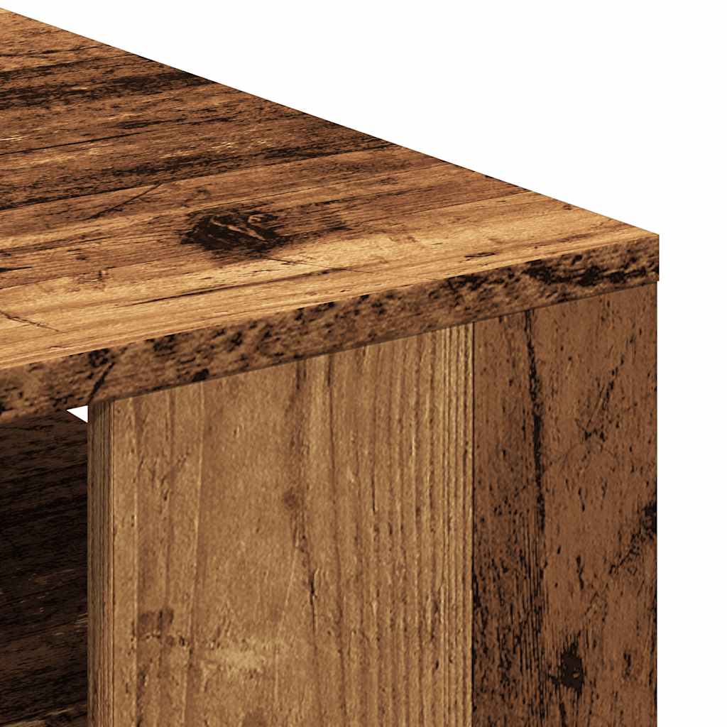 vidaXL Couchtisch Altholz-Optik 55x55x42 cm Holzwerkstoff