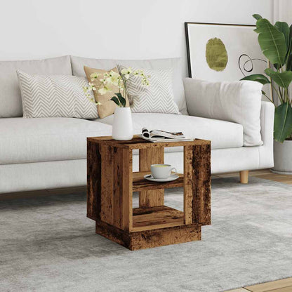 vidaXL Couchtisch Altholz-Optik 40x40x43 cm Holzwerkstoff