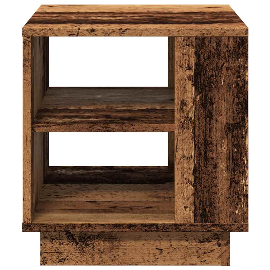 vidaXL Couchtisch Altholz-Optik 40x40x43 cm Holzwerkstoff