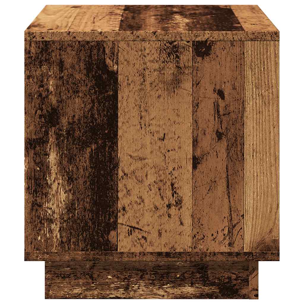 vidaXL Couchtisch Altholz-Optik 40x40x43 cm Holzwerkstoff