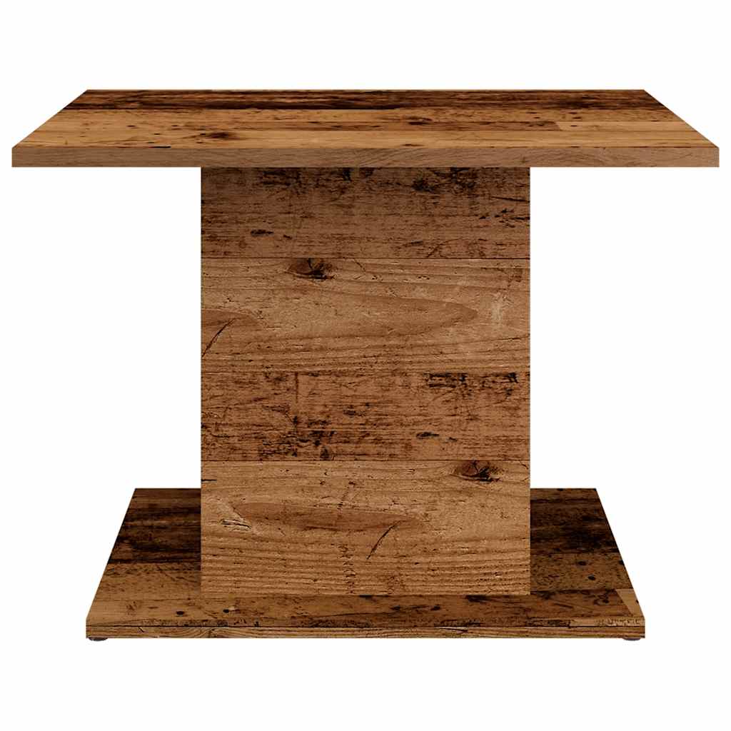 vidaXL Table basse aspect bois de récupération 55,5x55,5x40 cm, bois d'ingénierie
