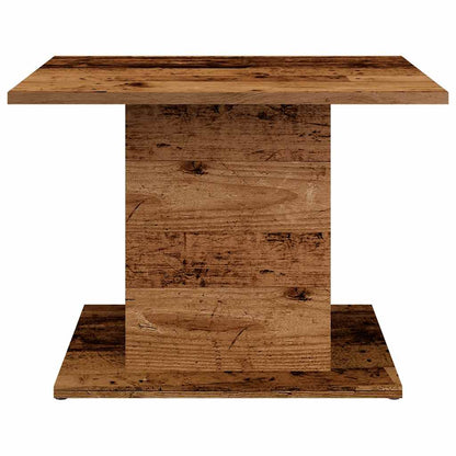 vidaXL Table basse aspect bois de récupération 55,5x55,5x40 cm, bois d'ingénierie