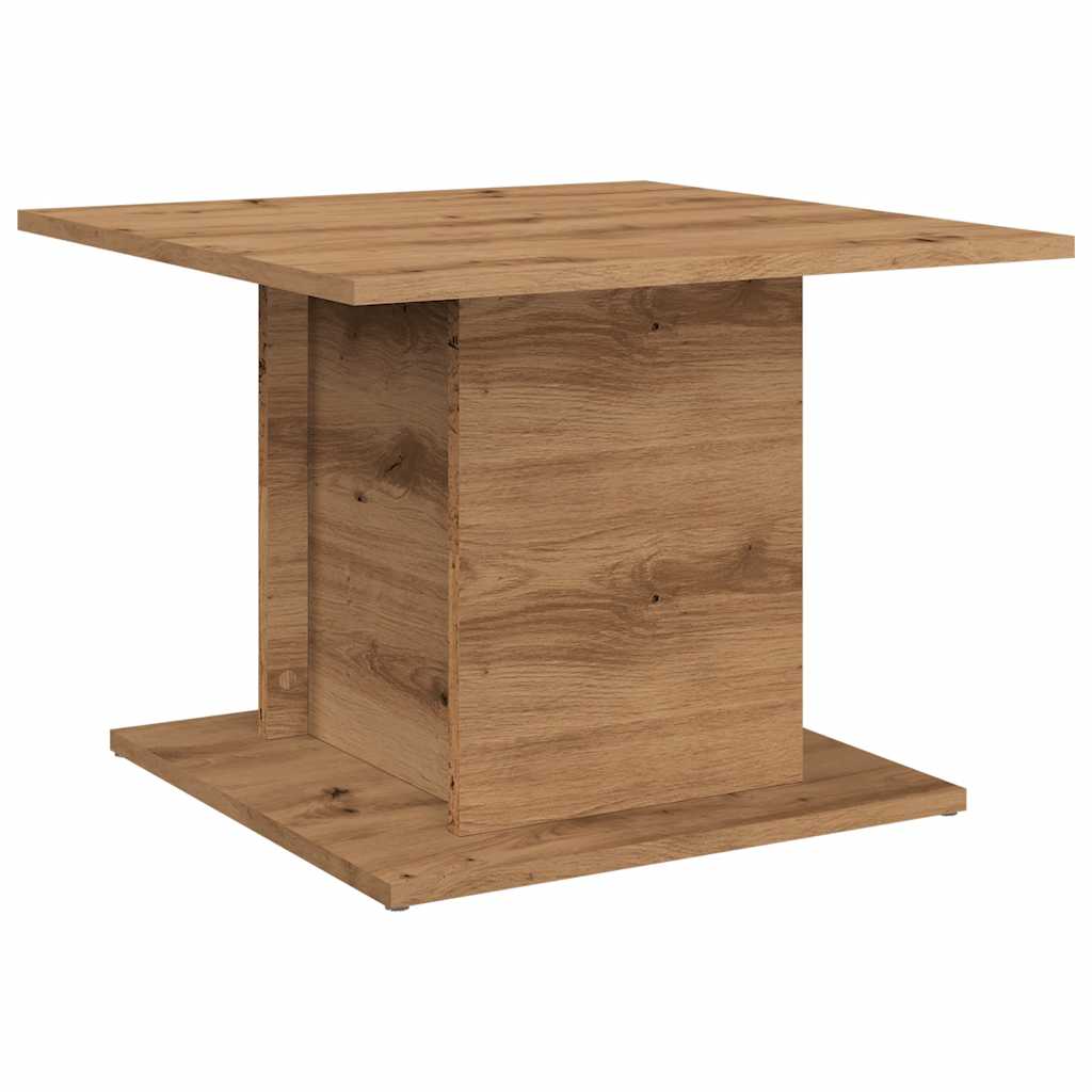 vidaXL Couchtisch Artisan-Eiche 55,5x55,5x40 cm Holzwerkstoff