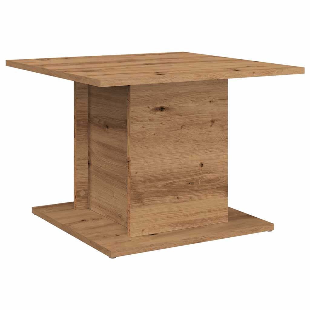 vidaXL Couchtisch Artisan-Eiche 55,5x55,5x40 cm Holzwerkstoff