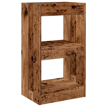 vidaXL Bibliothèque/séparateur de pièce aspect bois de récupération 40x30x72 cm