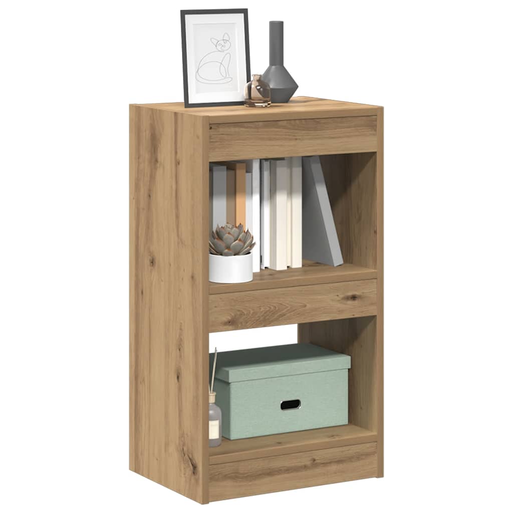 vidaXL Bücherregal/Raumteiler Artisan-Eiche 40x30x72 cm