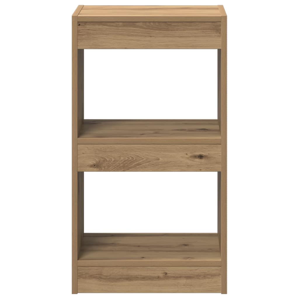 vidaXL Bücherregal/Raumteiler Artisan-Eiche 40x30x72 cm