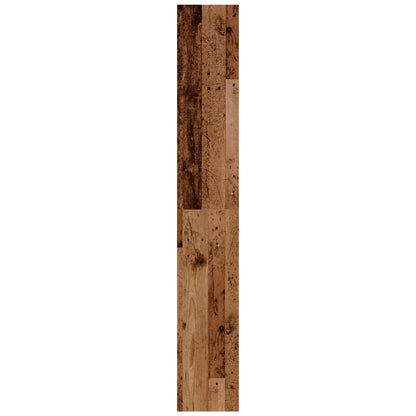 vidaXL Bibliothèque/séparateur de pièce aspect bois de récupération 40x30x198 cm
