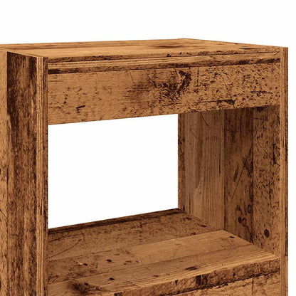 vidaXL Bibliothèque/séparateur de pièce aspect bois de récupération 40x30x198 cm