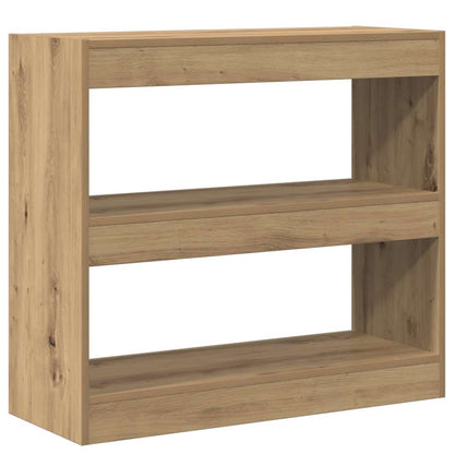 vidaXL Bibliothèque/Meuble de séparation Chêne artisan 80x30x72 cm