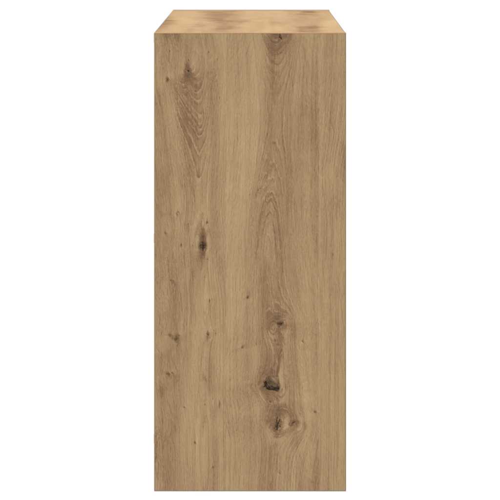 vidaXL Bibliothèque/Meuble de séparation Chêne artisan 80x30x72 cm