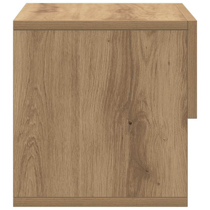 vidaXL Tables de chevet murales 2 pcs Chêne artisan