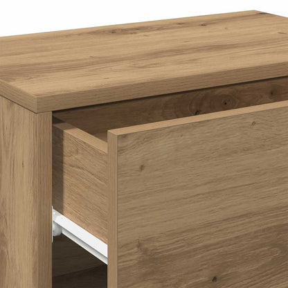 vidaXL Tables de chevet murales 2 pcs Chêne artisan