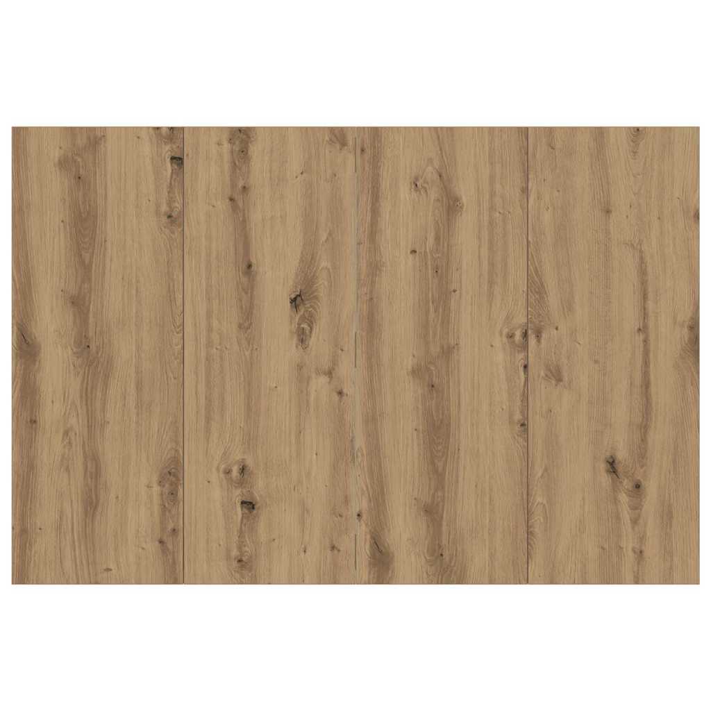 vidaXL Kopfteil Artisan-Eiche 120x1,5x80 cm Holzwerkstoff
