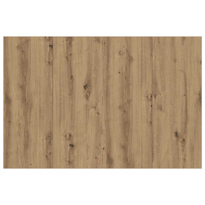vidaXL Kopfteil Artisan-Eiche 120x1,5x80 cm Holzwerkstoff