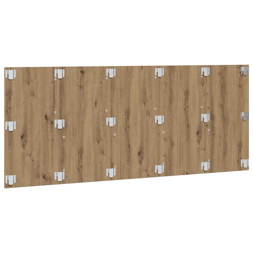 vidaXL Kopfteil Artisan-Eiche 200x1,5x80 cm Holzwerkstoff
