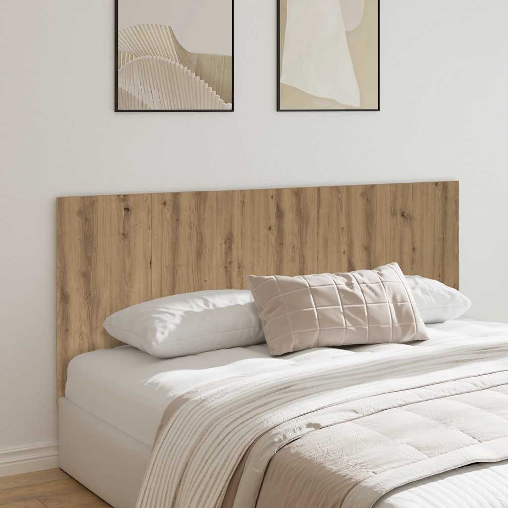 vidaXL Kopfteil Artisan-Eiche 200x1,5x80 cm Holzwerkstoff