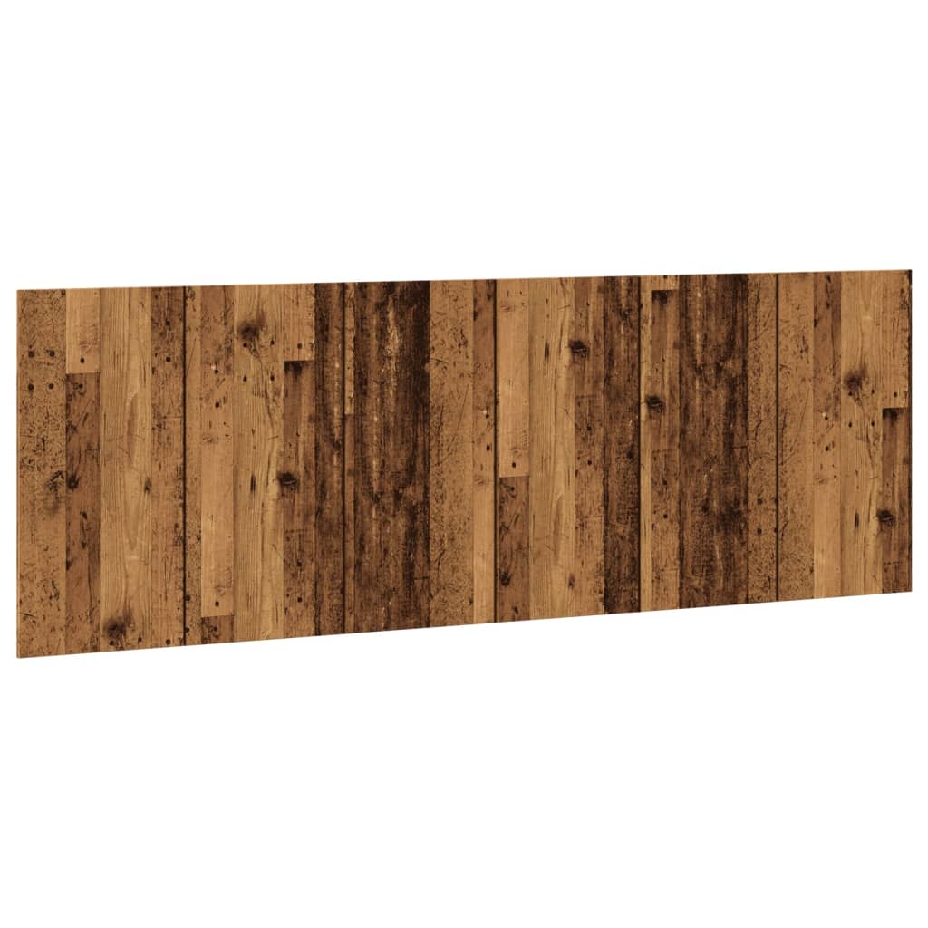 vidaXL Kopfteil Wandmontage Altholz-Optik 240x1,5x80 cm Holzwerkstoff