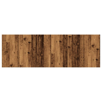 vidaXL Kopfteil Wandmontage Altholz-Optik 240x1,5x80 cm Holzwerkstoff