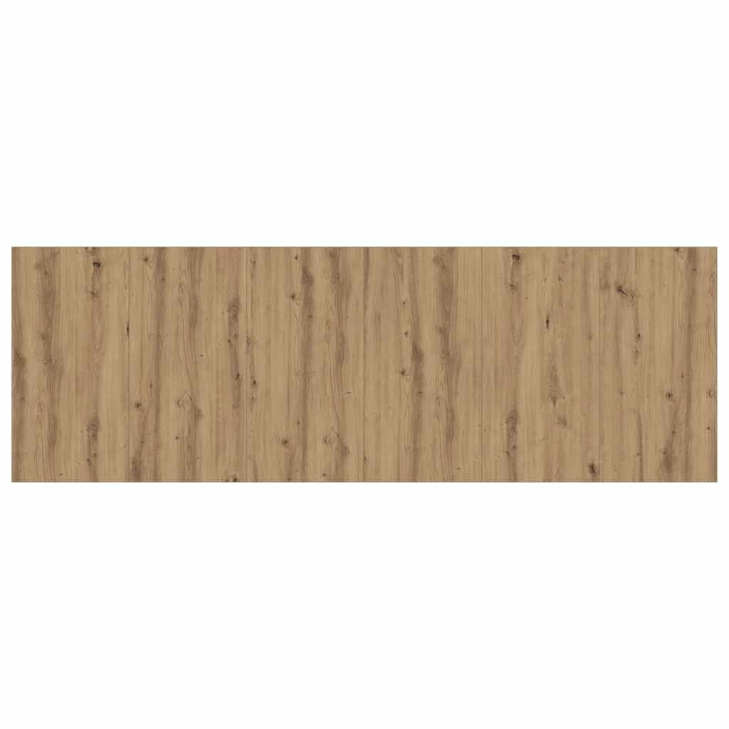 vidaXL Kopfteil Wandmontage Artisan-Eiche 240x1,5x80 cm Holzwerkstoff