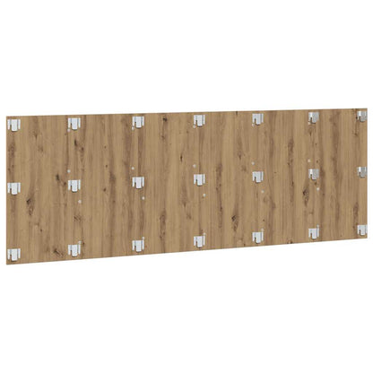 vidaXL Kopfteil Wandmontage Artisan-Eiche 240x1,5x80 cm Holzwerkstoff