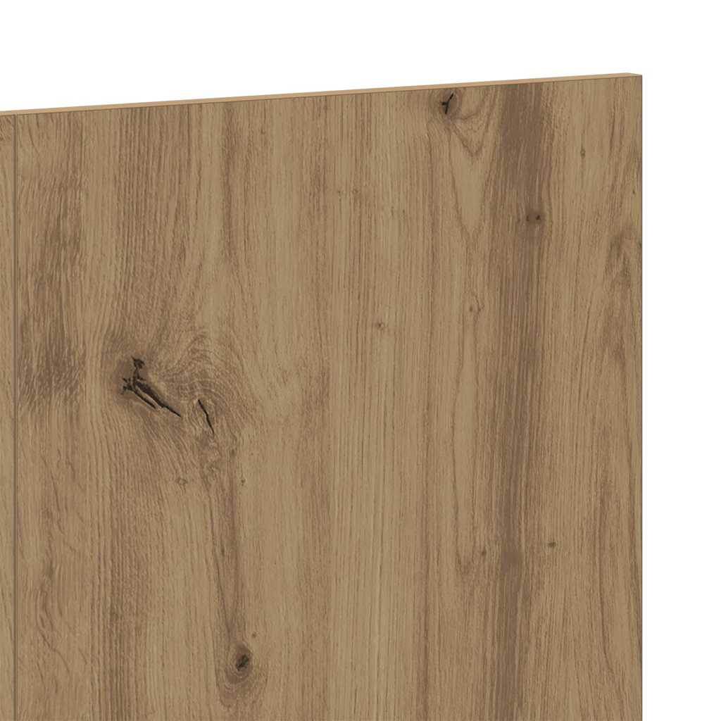 vidaXL Kopfteil Wandmontage Artisan-Eiche 240x1,5x80 cm Holzwerkstoff