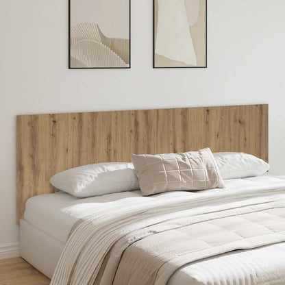vidaXL Kopfteil Wandmontage Artisan-Eiche 240x1,5x80 cm Holzwerkstoff
