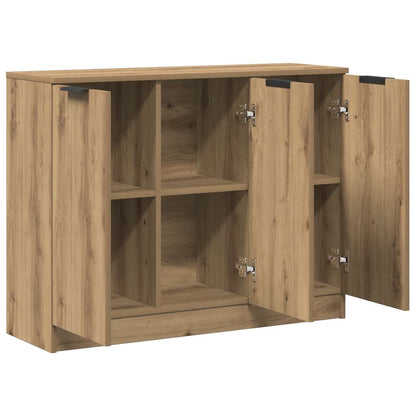 vidaXL Sideboard Artisan-Eiche 90,5x30x70 cm Holzwerkstoff
