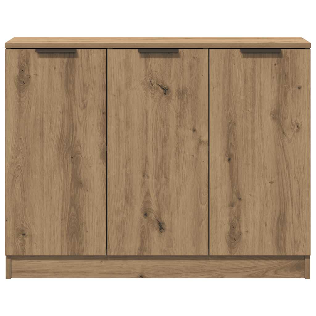 vidaXL Sideboard Artisan-Eiche 90,5x30x70 cm Holzwerkstoff