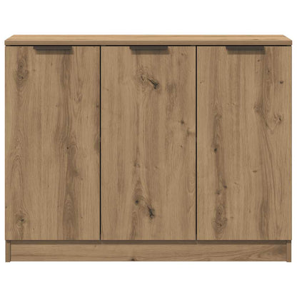 vidaXL Sideboard Artisan-Eiche 90,5x30x70 cm Holzwerkstoff