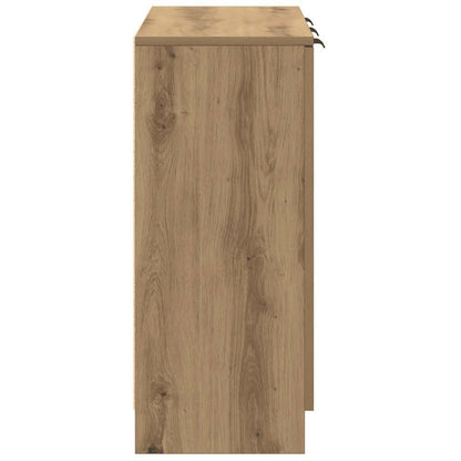 vidaXL Sideboard Artisan-Eiche 90,5x30x70 cm Holzwerkstoff