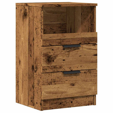 vidaXL Table de chevet aspect bois recyclé 40x36x65 cm Bois d'ingénierie