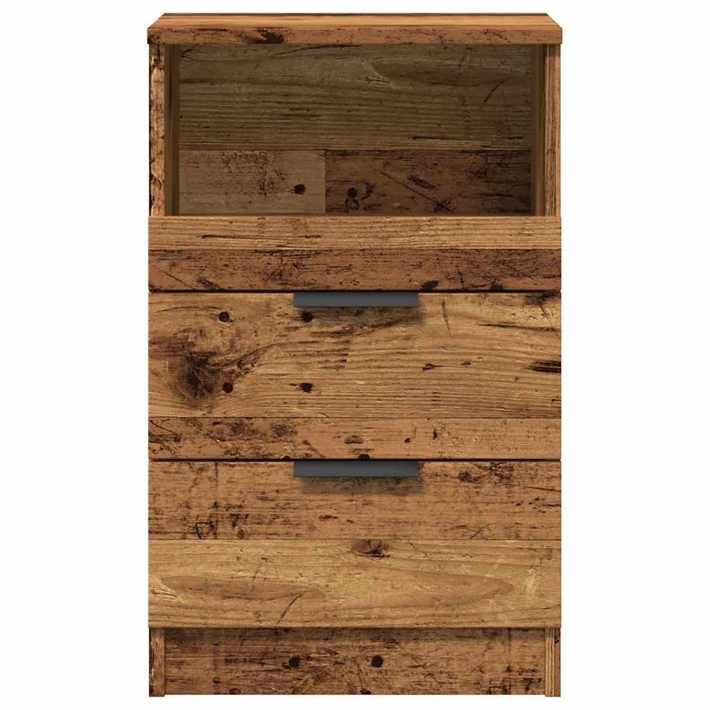 vidaXL Table de chevet aspect bois recyclé 40x36x65 cm Bois d'ingénierie