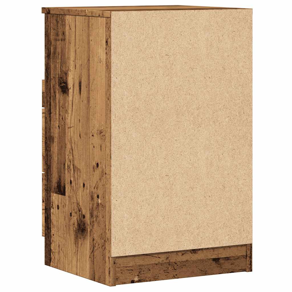 vidaXL Table de chevet aspect bois recyclé 40x36x65 cm Bois d'ingénierie