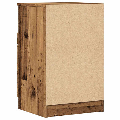 vidaXL Table de chevet aspect bois recyclé 40x36x65 cm Bois d'ingénierie