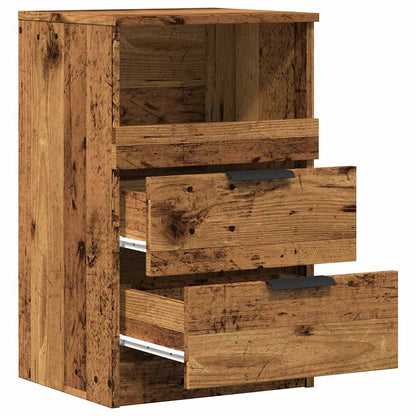 vidaXL Table de chevet aspect bois recyclé 40x36x65 cm Bois d'ingénierie