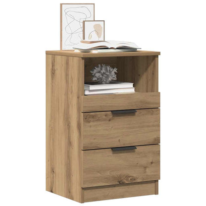 vidaXL Table de chevet chêne artisan 40x36x65 cm bois d'ingénierie