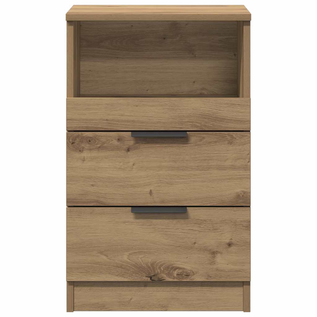 vidaXL Table de chevet chêne artisan 40x36x65 cm bois d'ingénierie