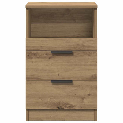 vidaXL Table de chevet chêne artisan 40x36x65 cm bois d'ingénierie