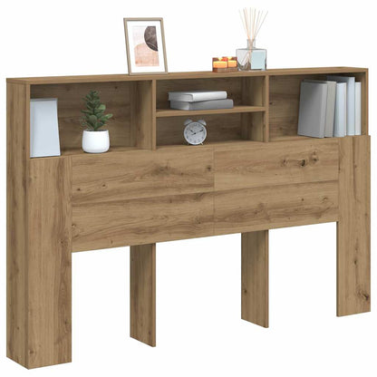 Kopfteil mit Stauraum Artisan-Eiche 160x19x103,5 cm