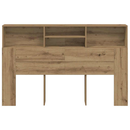 vidaXL Kopfteil mit Stauraum Artisan-Eiche 160x19x103,5 cm