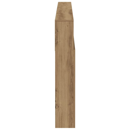 vidaXL Bett-Kopfteil mit Ablagen Artisan-Eiche 200x19x103,5 cm