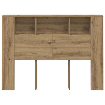 vidaXL Kopfteilschrank Artisan-Eiche 140x18,5x102,5 cm Holzwerkstoff