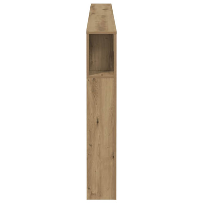 vidaXL Bett-Kopfteil mit Ablagen Artisan-Eiche 200x18,5x102,5 cm
