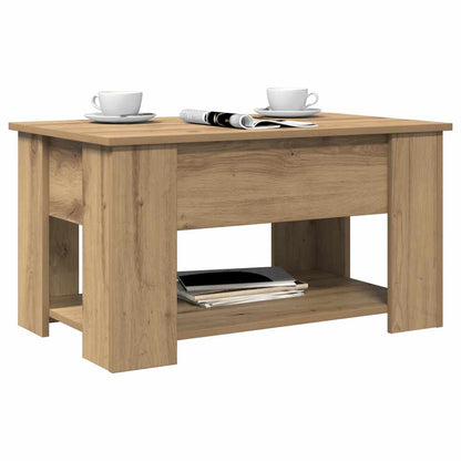 vidaXL Couchtisch Artisan-Eiche 79x49x41 cm Holzwerkstoff