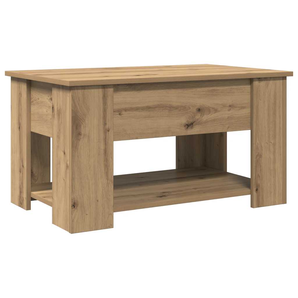 vidaXL Couchtisch Artisan-Eiche 79x49x41 cm Holzwerkstoff